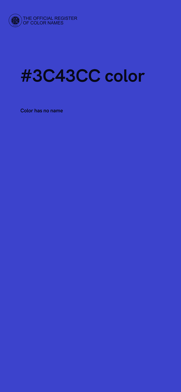 #3C43CC color image