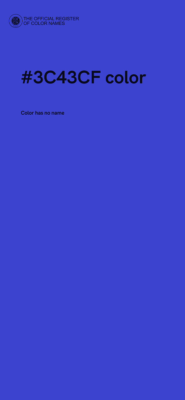 #3C43CF color image