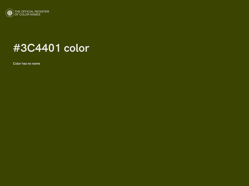 #3C4401 color image