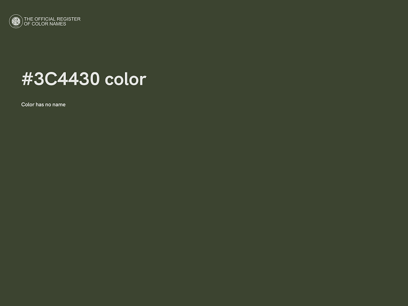#3C4430 color image