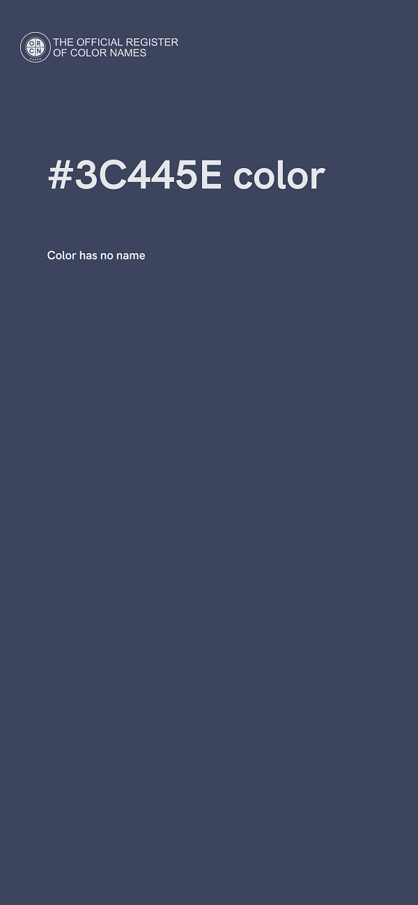 #3C445E color image