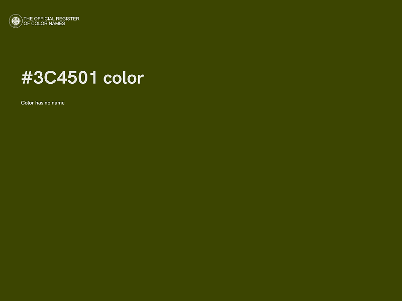 #3C4501 color image