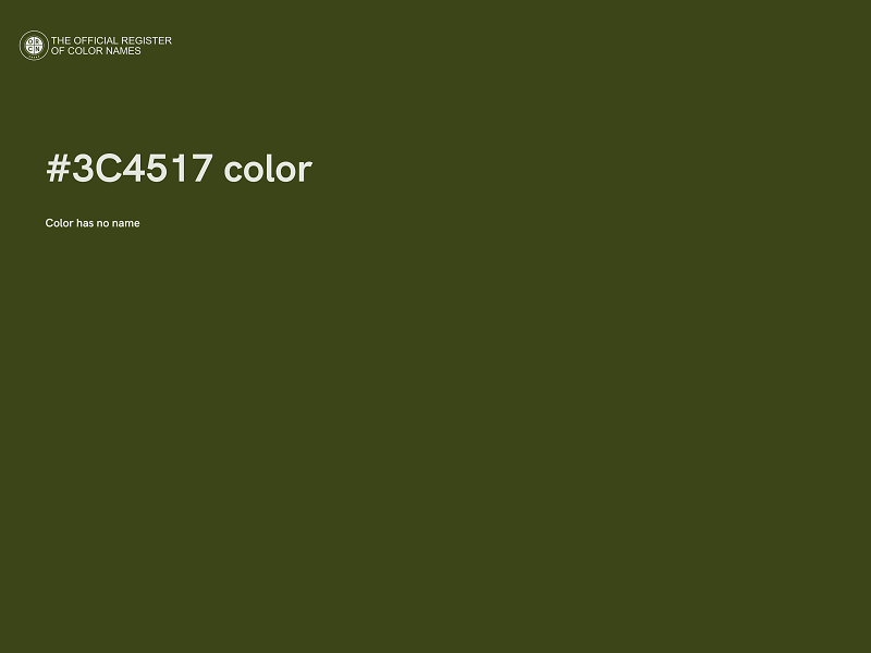 #3C4517 color image
