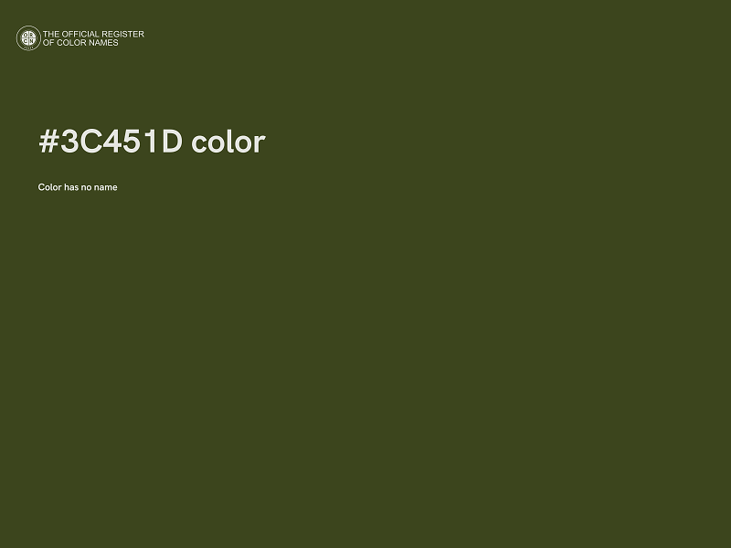 #3C451D color image