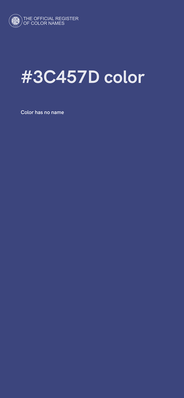 #3C457D color image