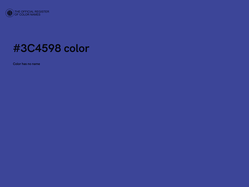 #3C4598 color image