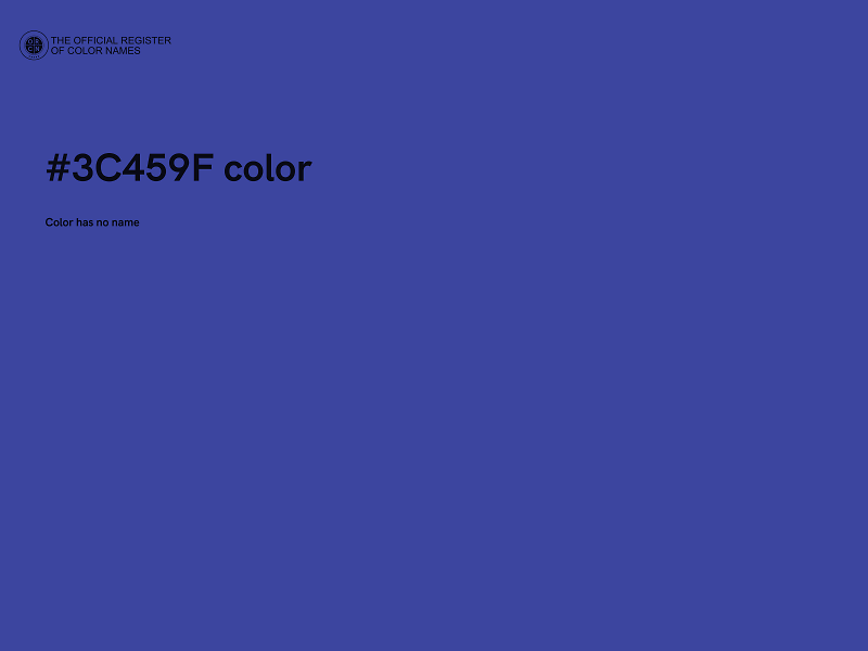 #3C459F color image