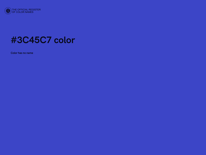 #3C45C7 color image