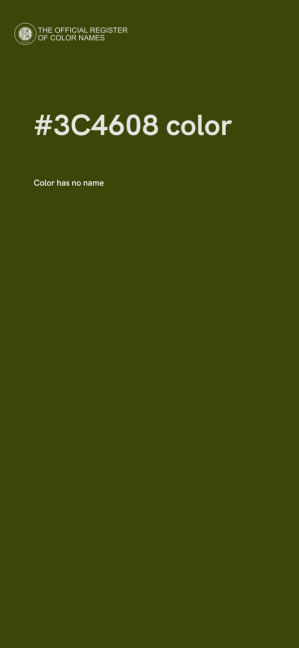 #3C4608 color image