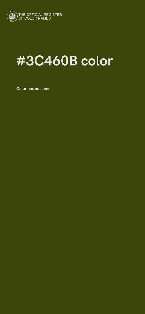 #3C460B color image
