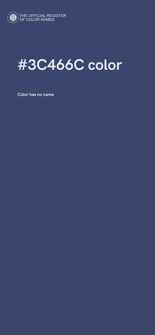 #3C466C color image