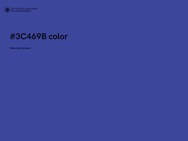 #3C469B color image