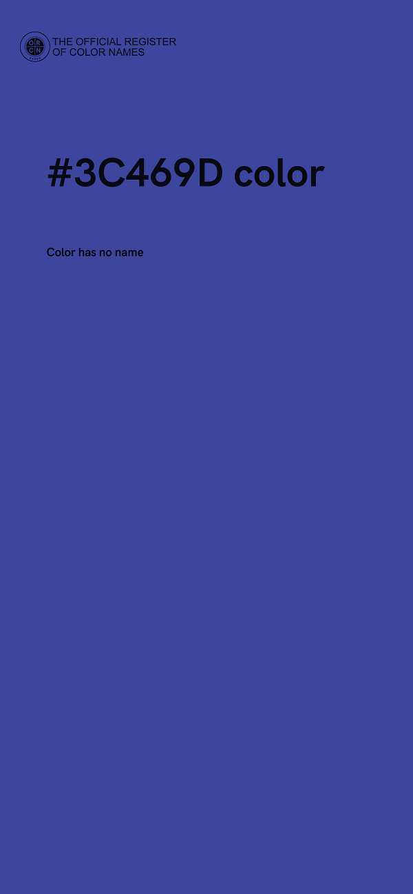 #3C469D color image