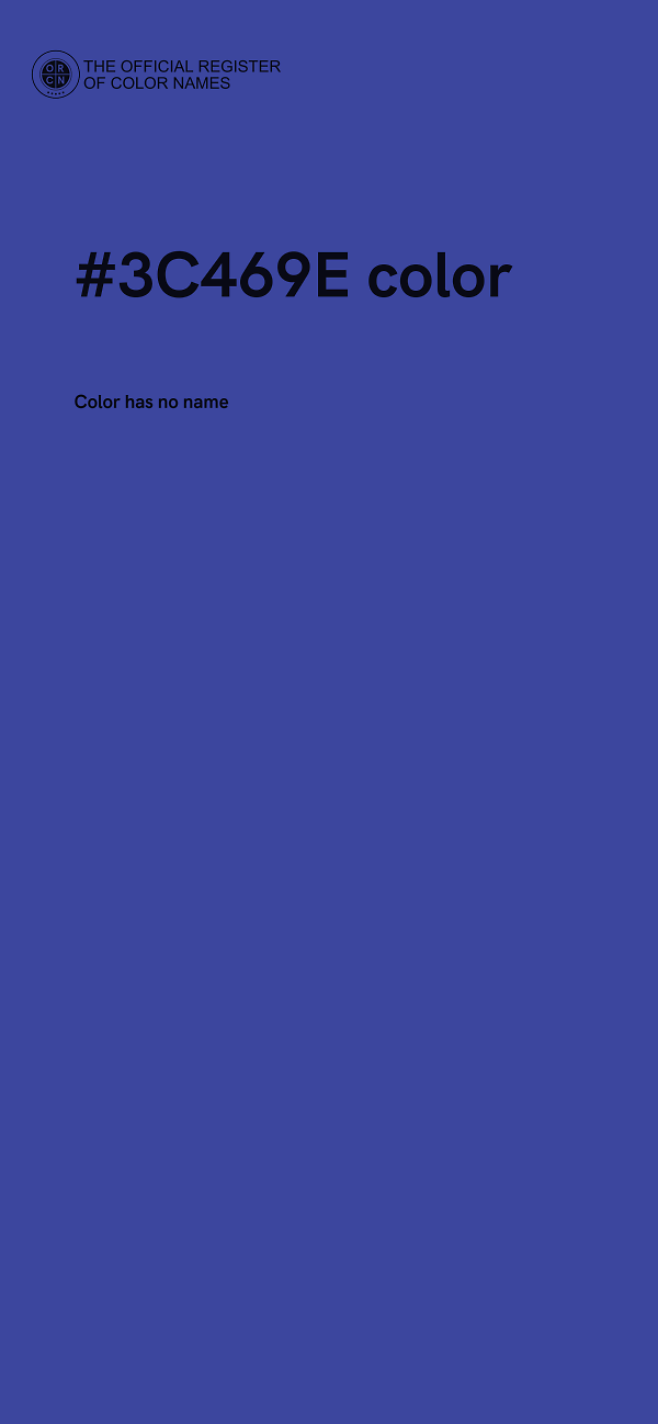 #3C469E color image