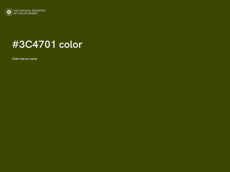 #3C4701 color image
