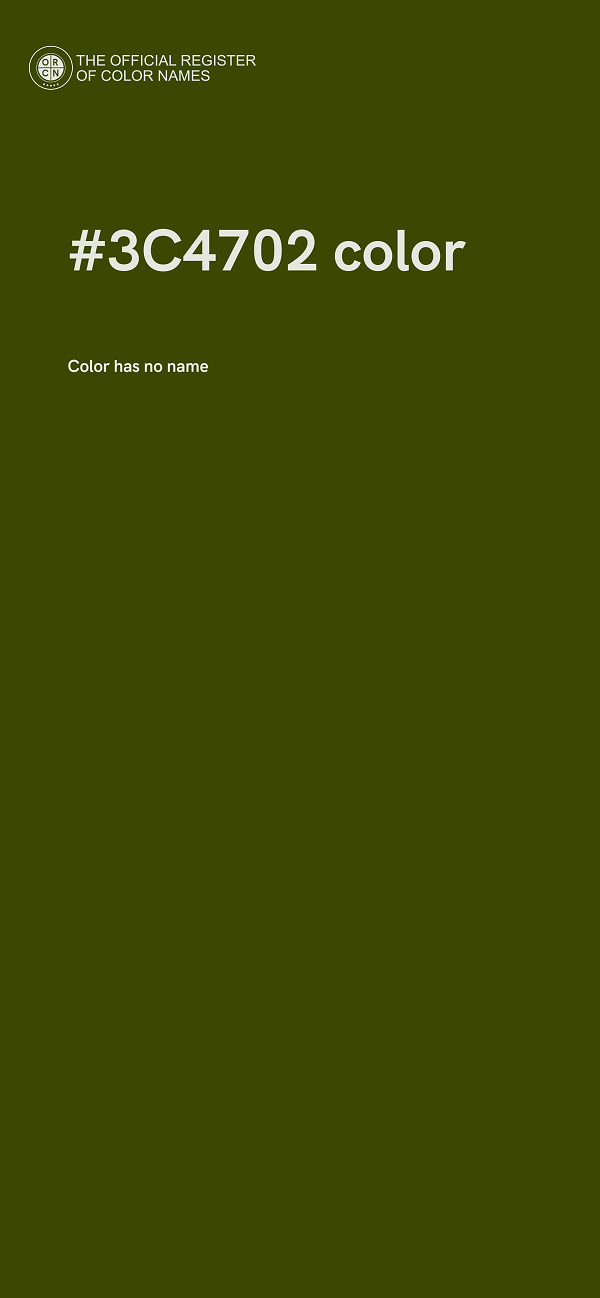 #3C4702 color image