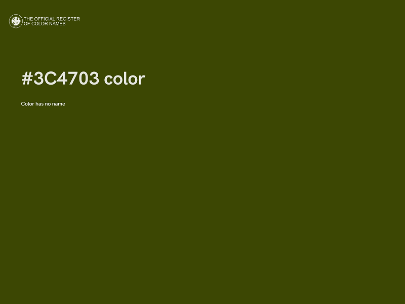 #3C4703 color image
