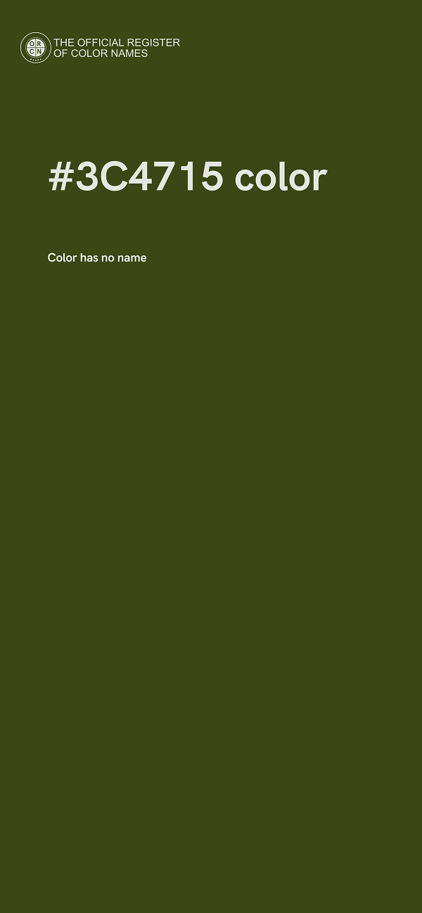 #3C4715 color image
