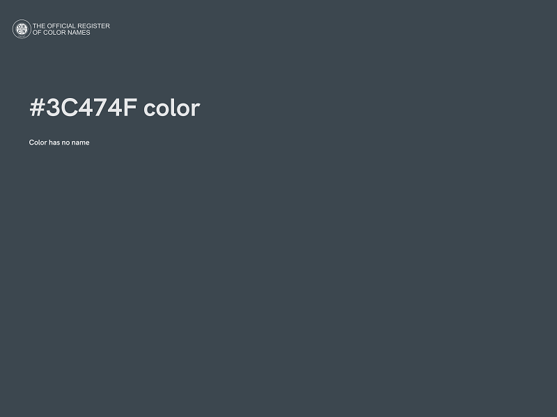 #3C474F color image
