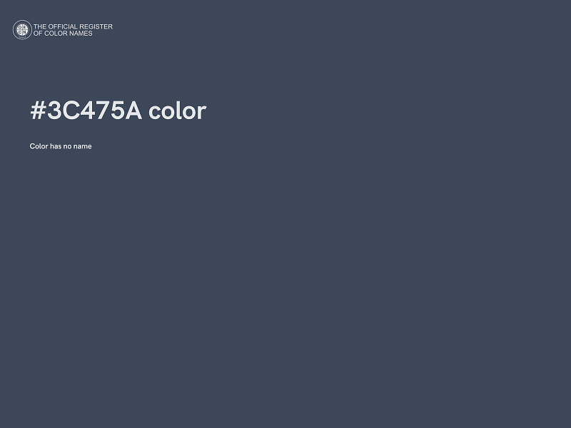 #3C475A color image