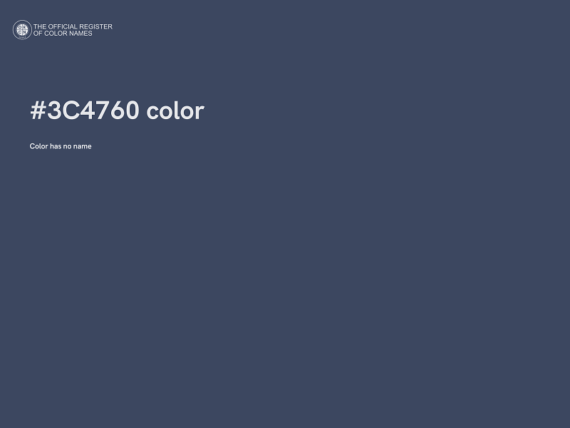 #3C4760 color image