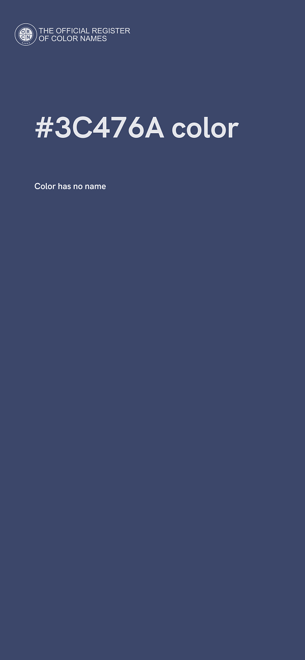 #3C476A color image