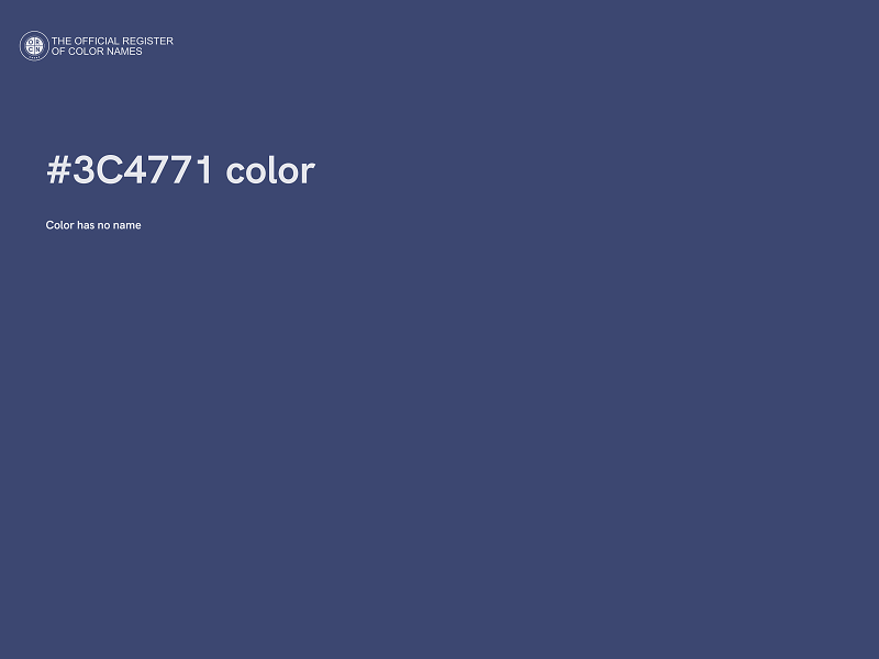#3C4771 color image