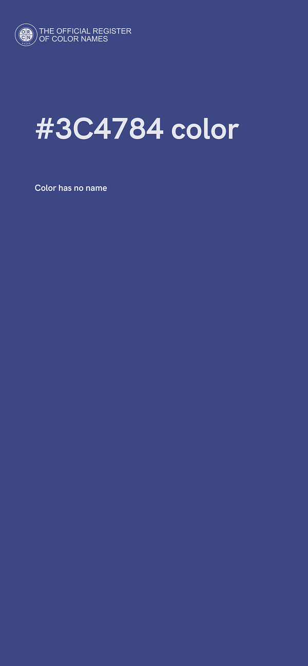 #3C4784 color image