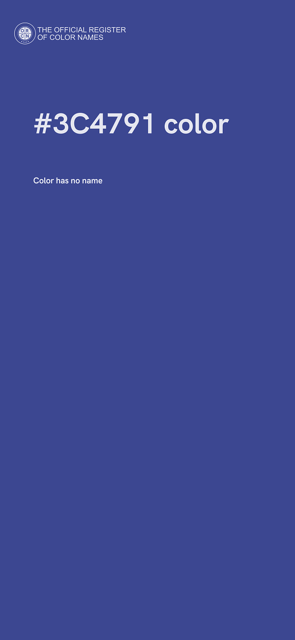 #3C4791 color image