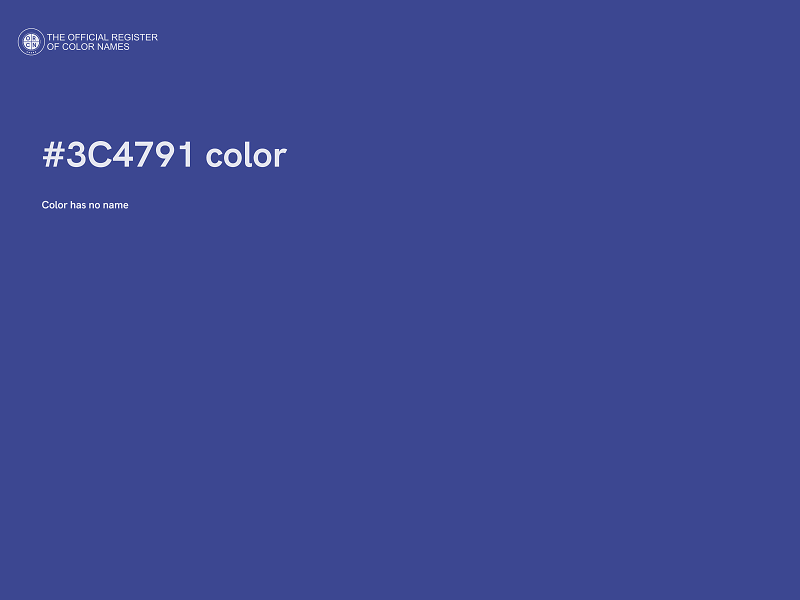 #3C4791 color image