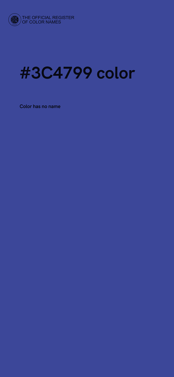 #3C4799 color image