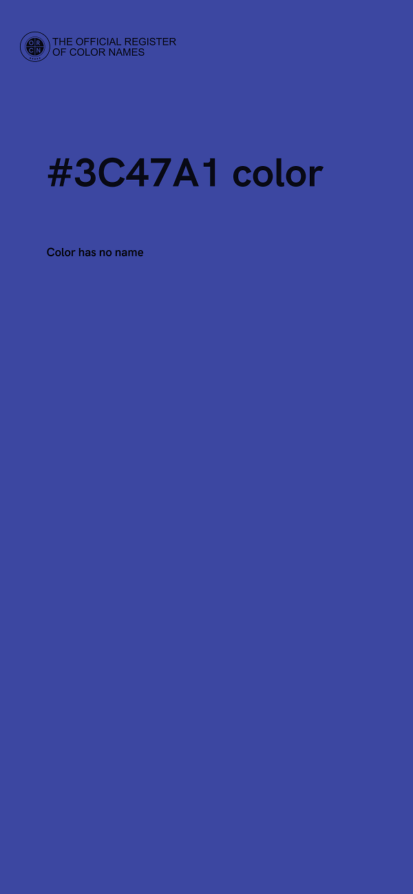 #3C47A1 color image