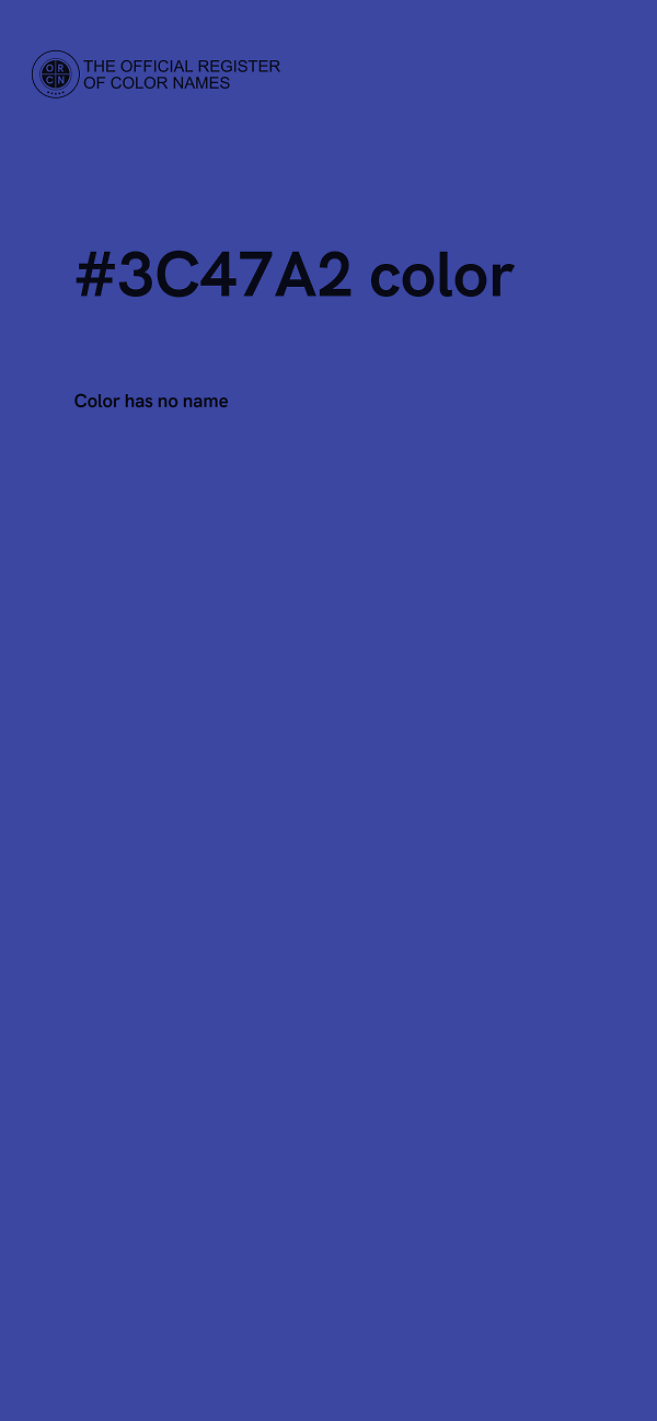 #3C47A2 color image