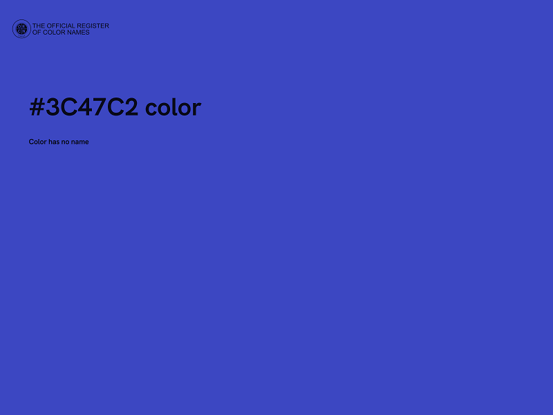 #3C47C2 color image