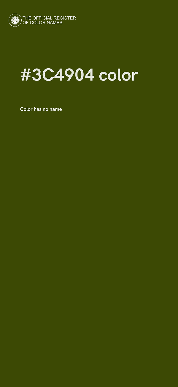 #3C4904 color image