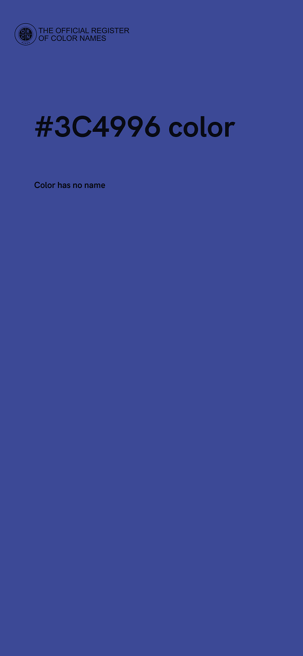 #3C4996 color image