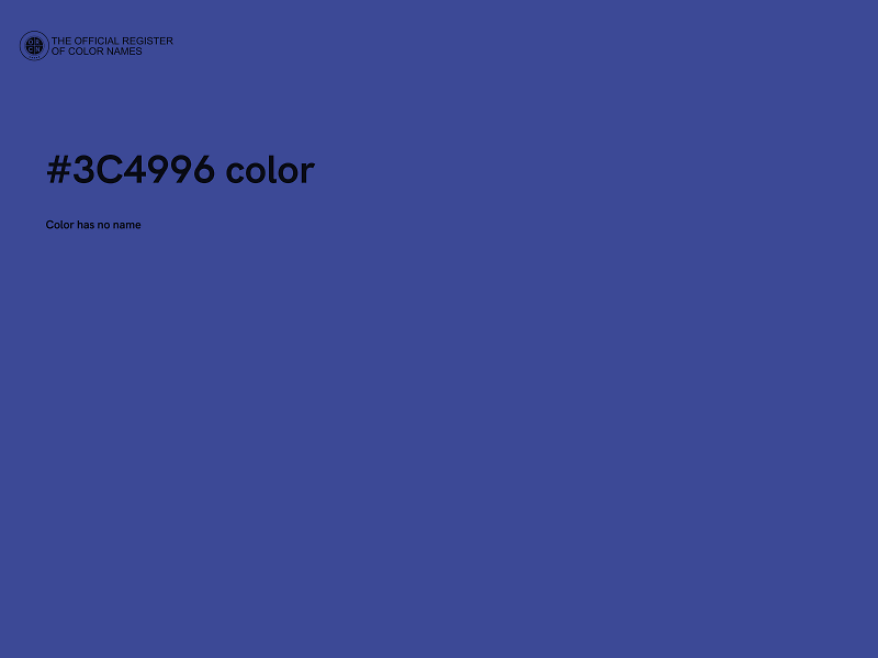 #3C4996 color image