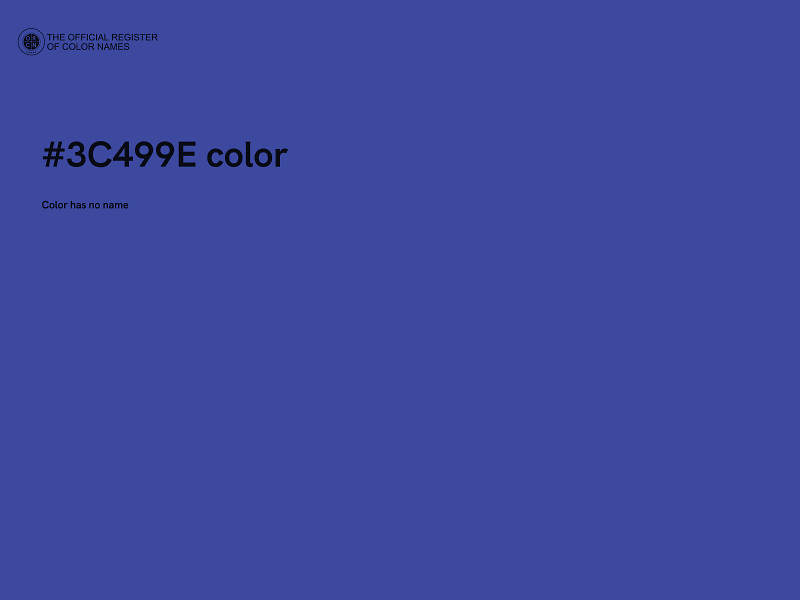 #3C499E color image