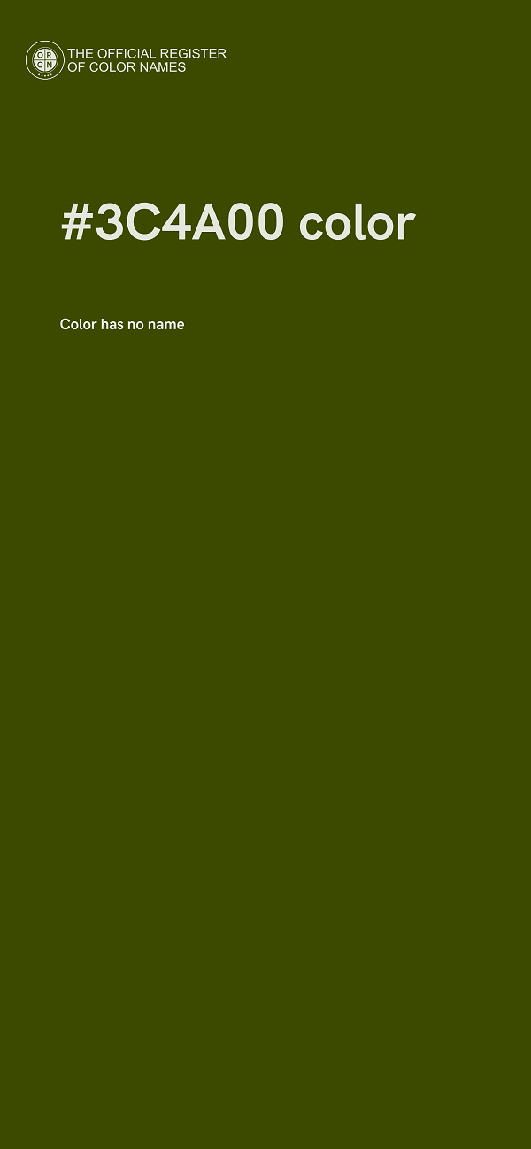 #3C4A00 color image