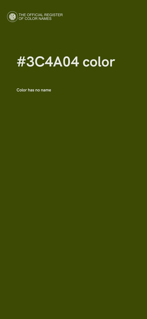 #3C4A04 color image