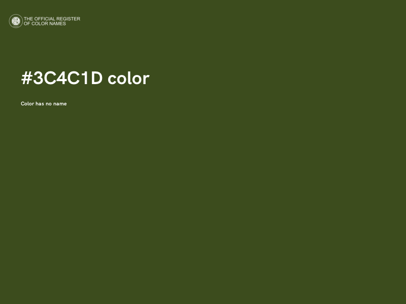#3C4C1D color image