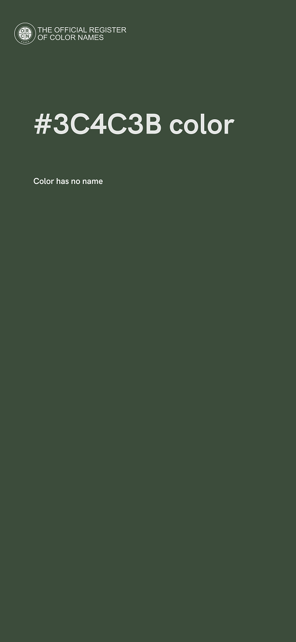 #3C4C3B color image