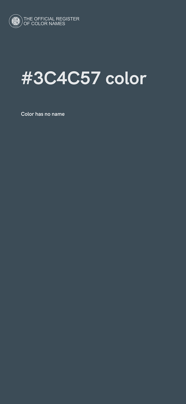#3C4C57 color image