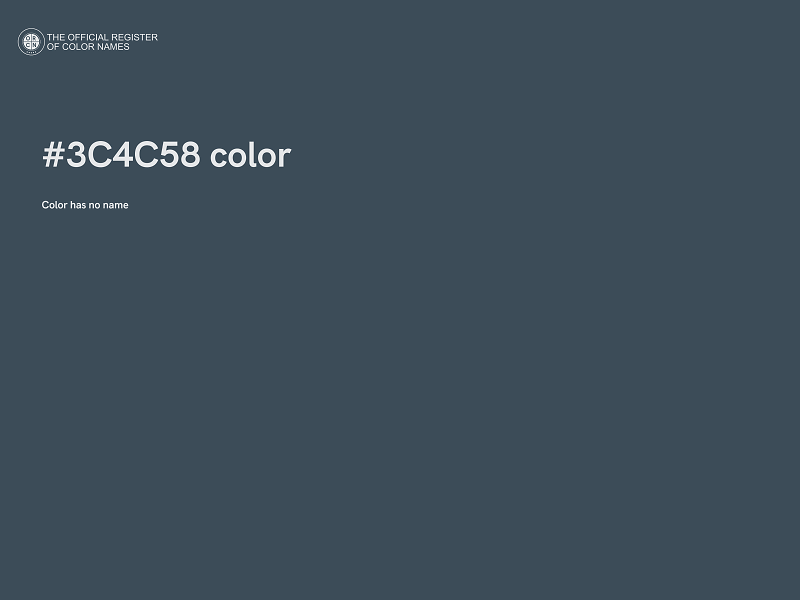 #3C4C58 color image