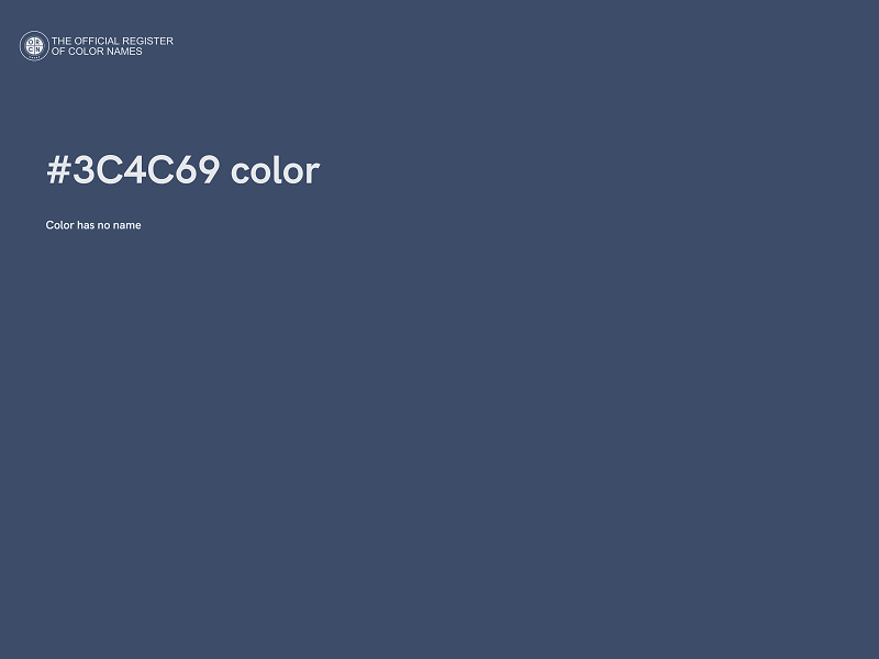 #3C4C69 color image