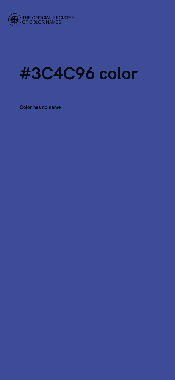 #3C4C96 color image