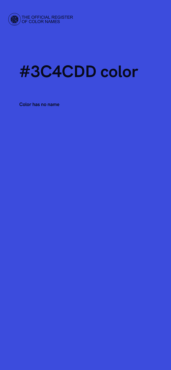 #3C4CDD color image