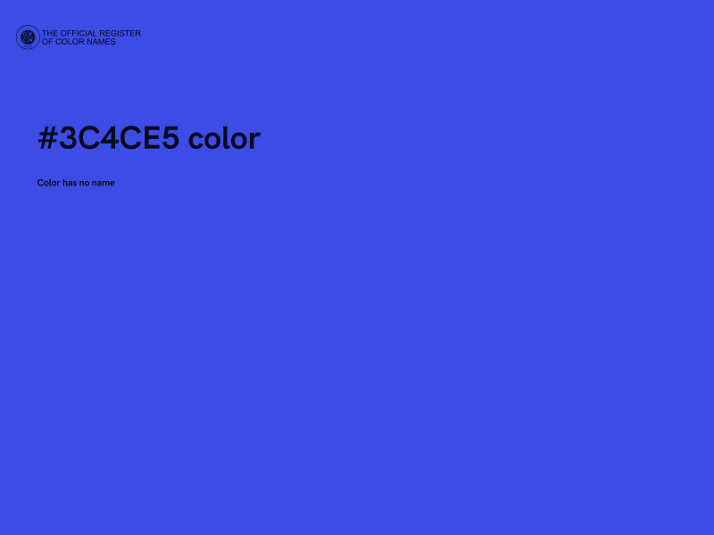 #3C4CE5 color image