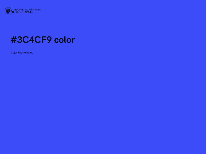 #3C4CF9 color image