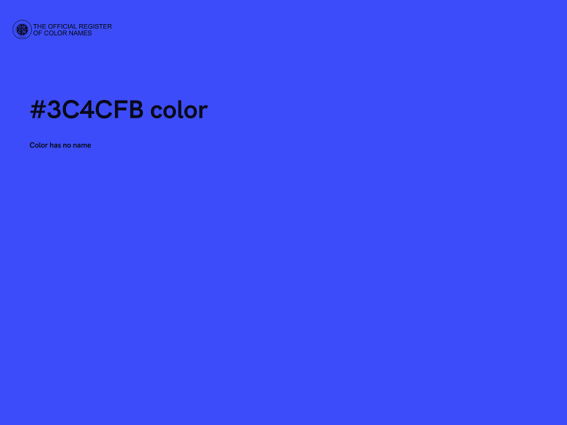 #3C4CFB color image